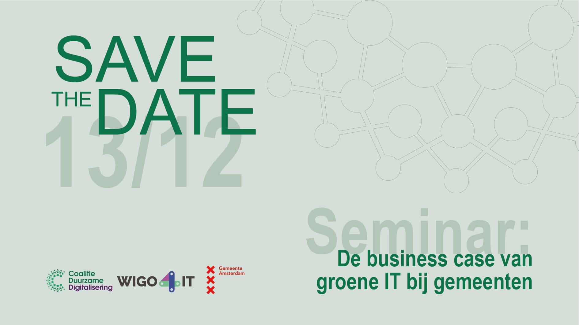 Seminar: ‘de business case van groene IT bij gemeenten'